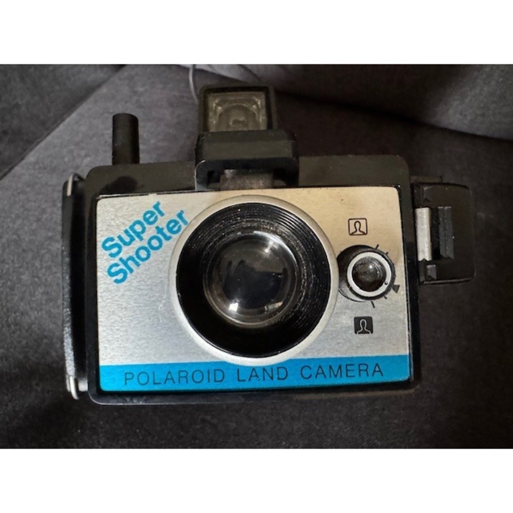 Polaroid Super Shooter Land Camera Vintage Instant Film Camera Black Retro